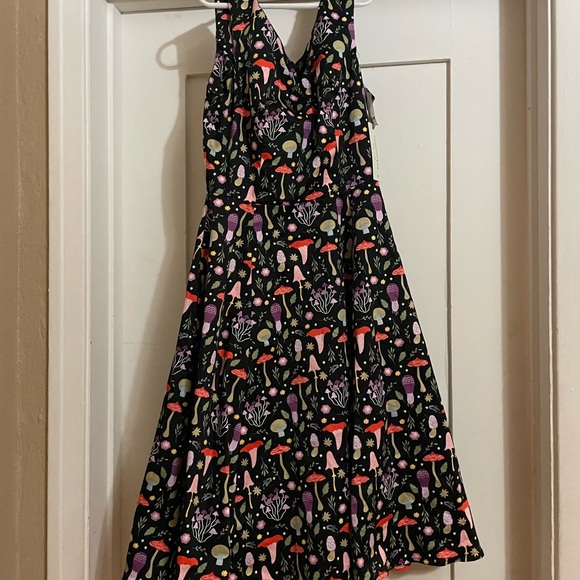 Super cute new mushroom dress by Eva Rose, a local designer in Los Angeles. - Picture 2 of 3